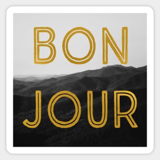 Bon Jour Sticker